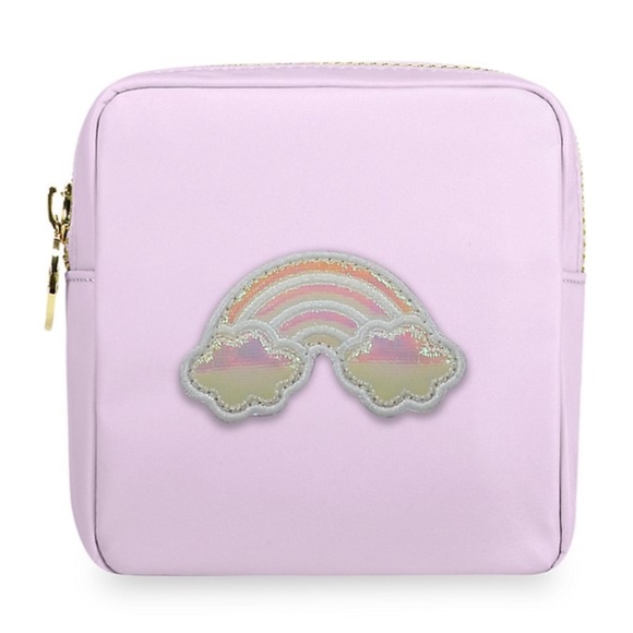 Stoney Clover Lane Mini Pouch with Rainbow Patch - Picture 1 of 5